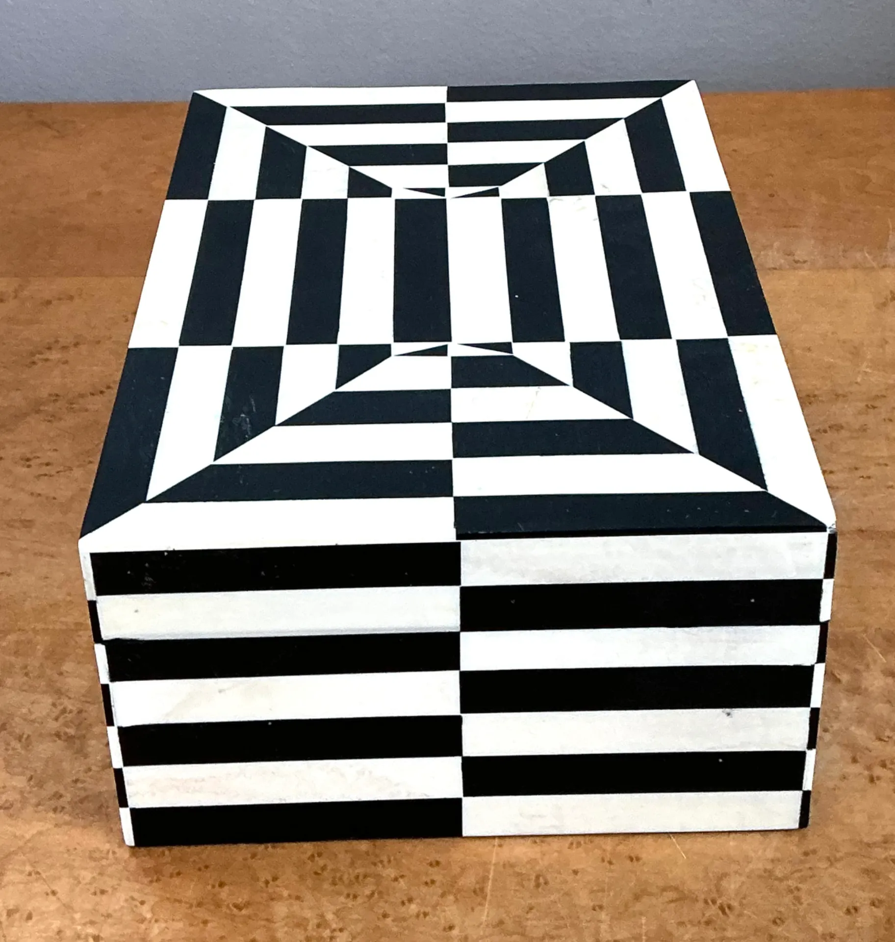 Vintage Black and White Bone Box — additional photo 6