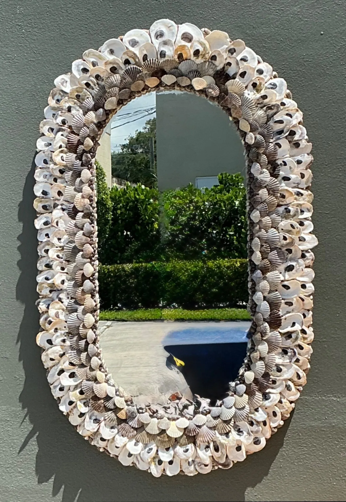Vintage Shell Encrusted Wall Mirror — additional photo 5