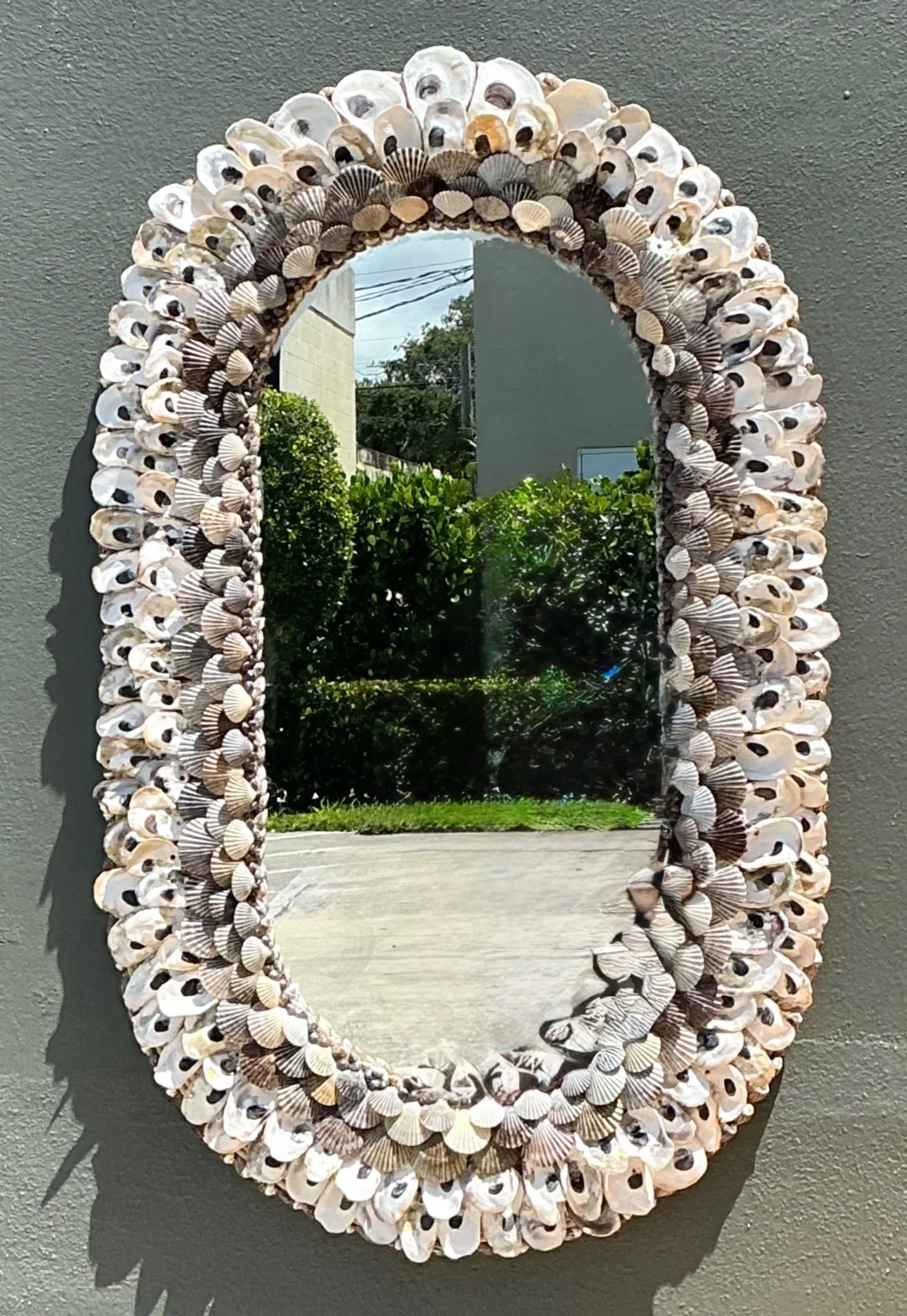 Vintage Shell Encrusted Wall Mirror — additional photo 6