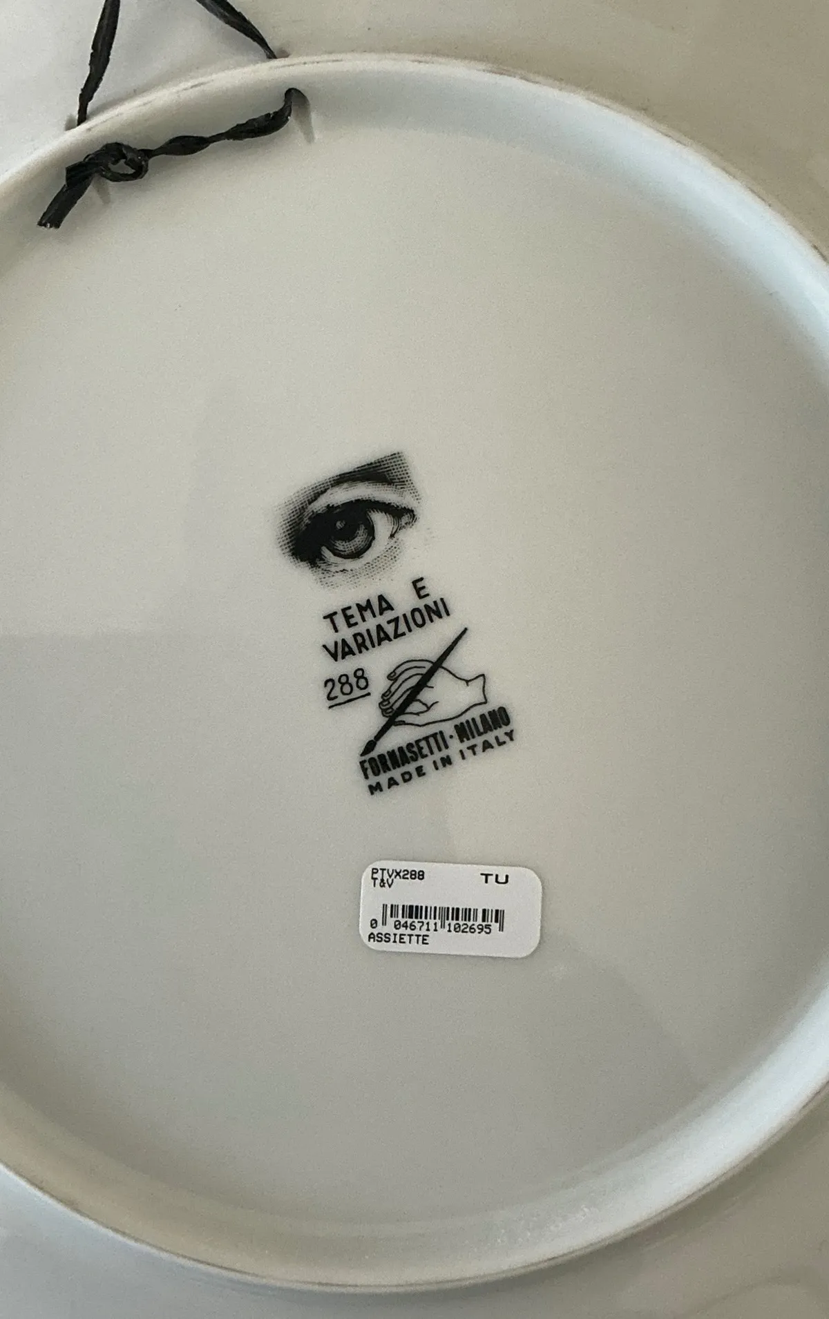 Vintage Fornasetti Tema e Variazioni Plate — additional photo 2