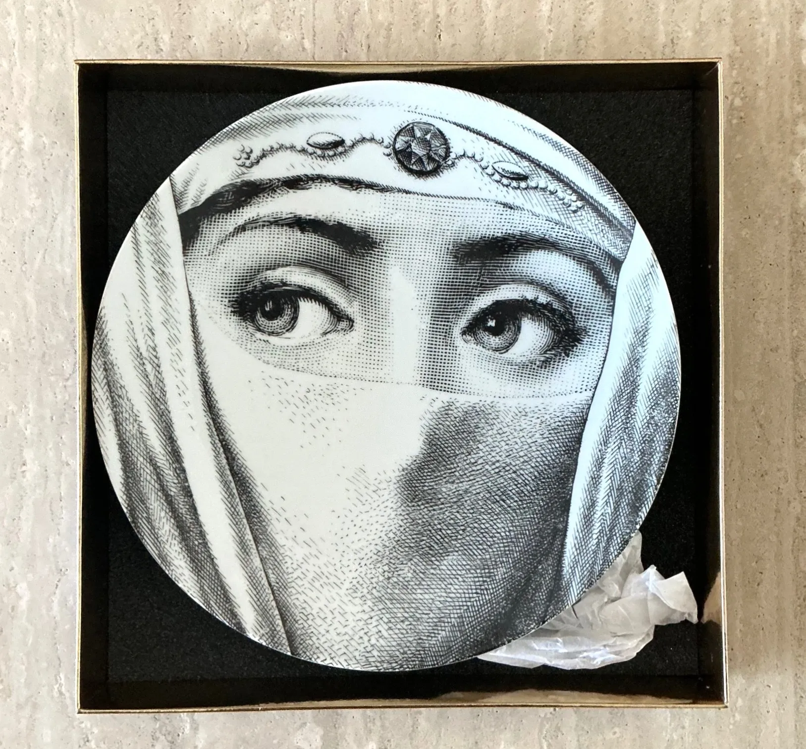 Vintage Fornasetti Teme E Variazioni Face Plate — additional photo 7