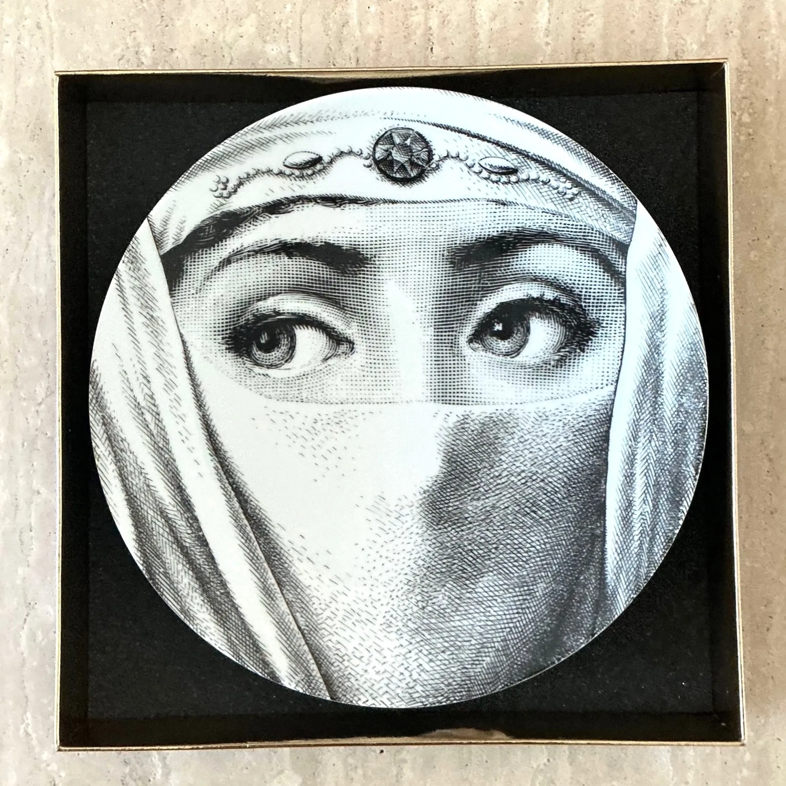Vintage Fornasetti Teme E Variazioni Face Plate — additional photo 5