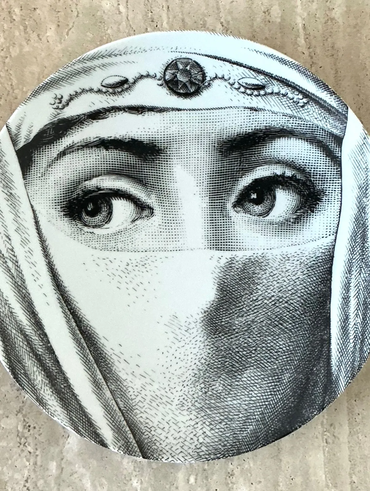 Vintage Fornasetti Teme E Variazioni Face Plate — additional photo 4