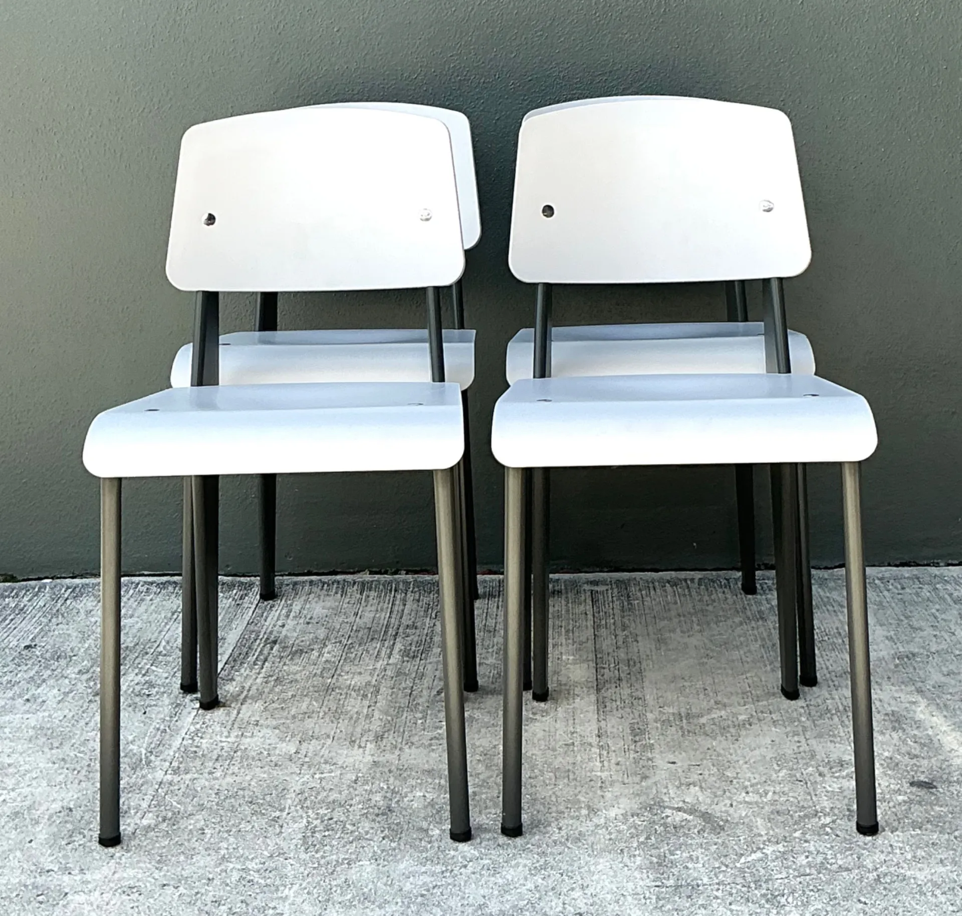 Jean Prouve for Vitra Standard Chairs - Set Of 4 — additional photo 6