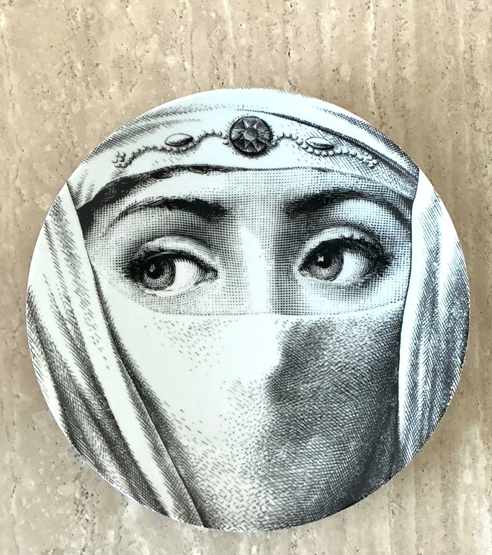 Vintage Fornasetti Teme E Variazioni Face Plate — additional photo 6