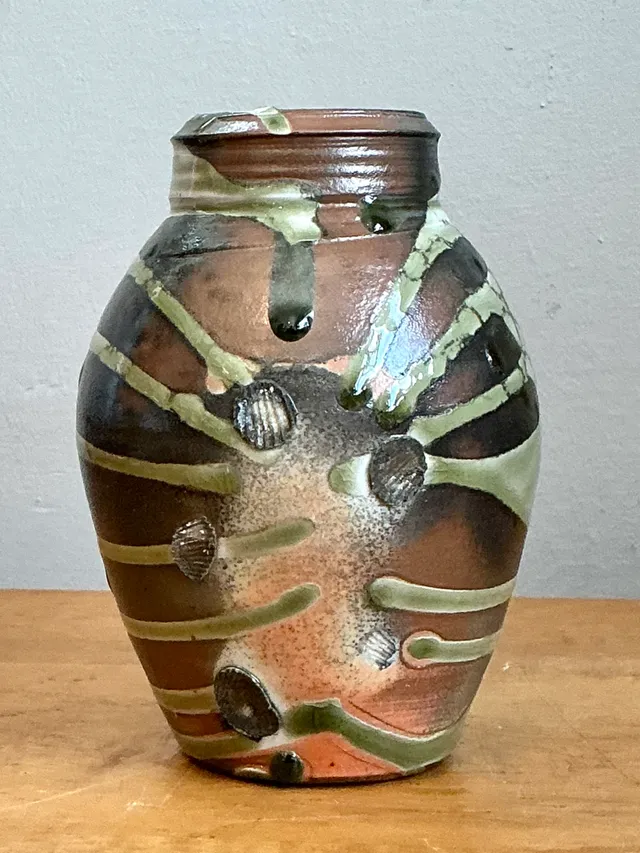Vintage Abstract Ceramic Vase — additional photo 2