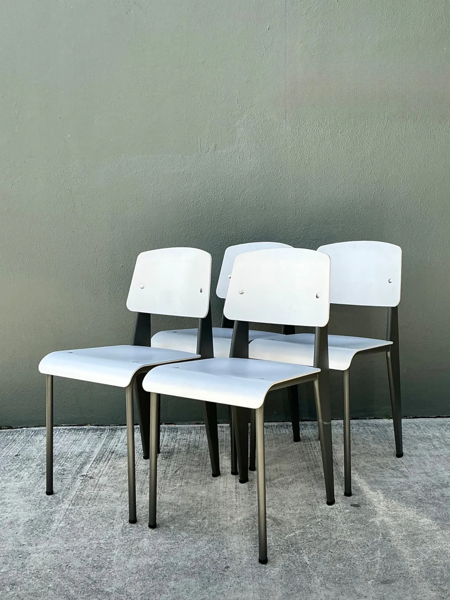 Jean Prouve for Vitra Standard Chairs - Set Of 4 — additional photo 2
