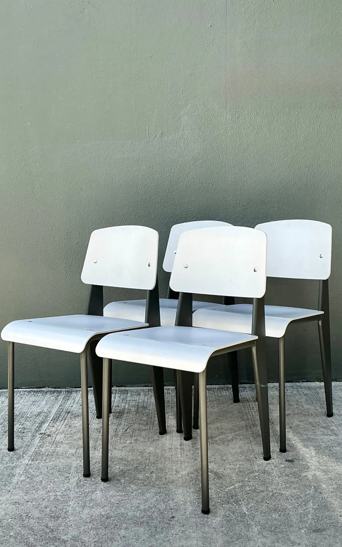 Jean Prouve for Vitra Standard Chairs - Set Of 4 — additional photo 2