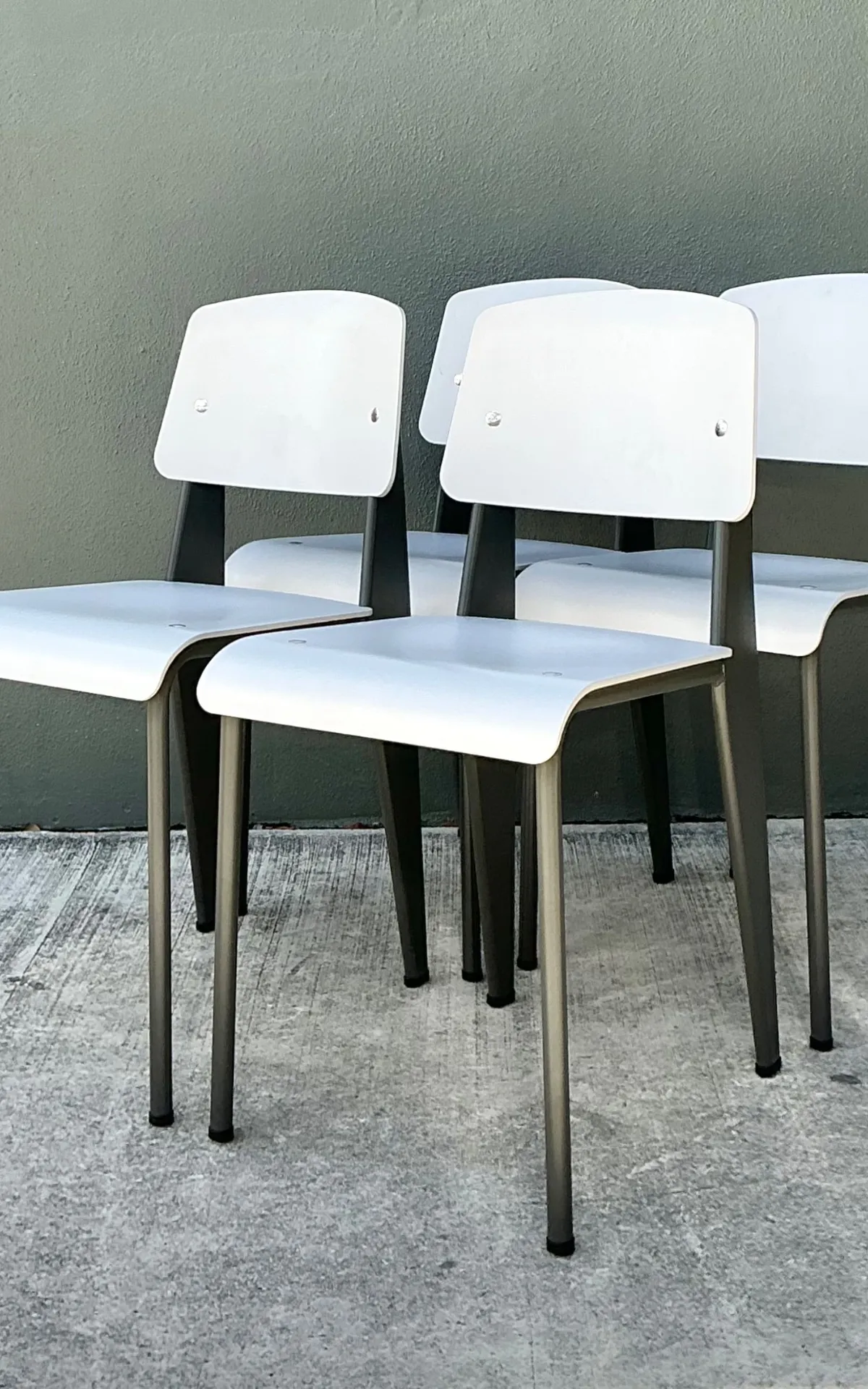 Jean Prouve for Vitra Standard Chairs - Set Of 4 — additional photo 5