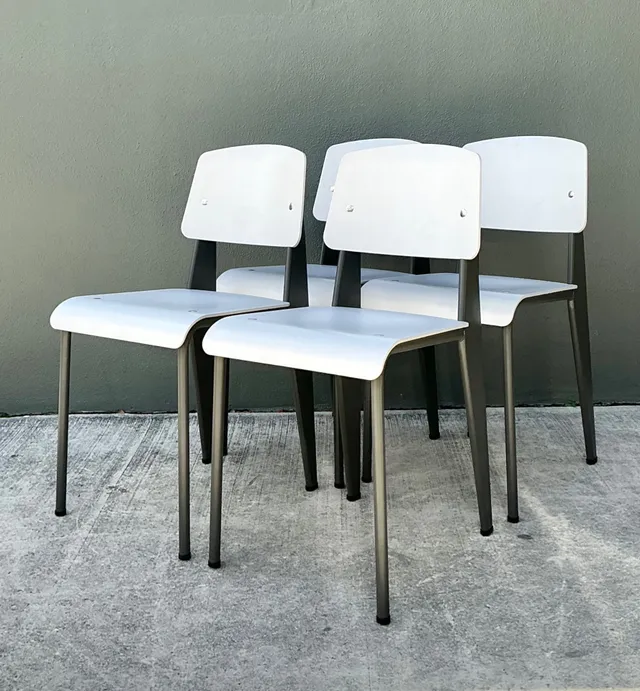 Jean Prouve for Vitra Standard Chairs - Set Of 4 — additional photo 5