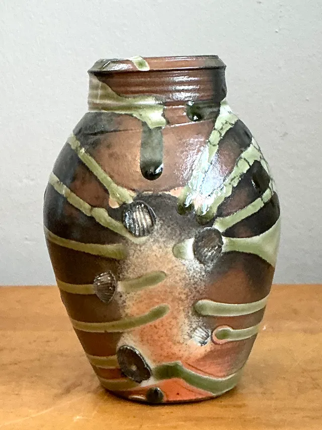 Vintage Abstract Ceramic Vase — additional photo 3