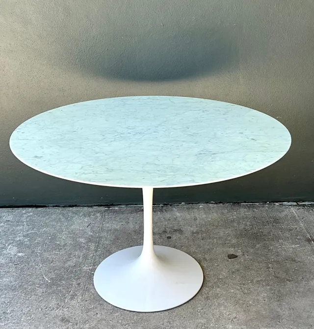 Eero Saarinen for Knoll Marble Top Tulip Table — additional photo 8