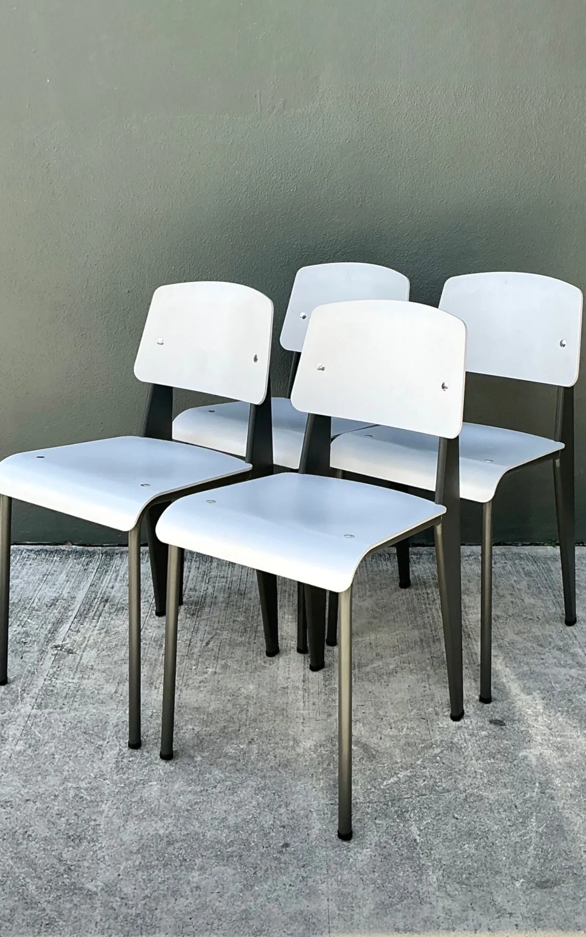 Jean Prouve for Vitra Standard Chairs - Set Of 4 — additional photo 8