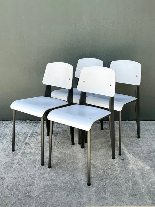 Jean Prouve for Vitra Standard Chairs - Set Of 4 — additional photo 8