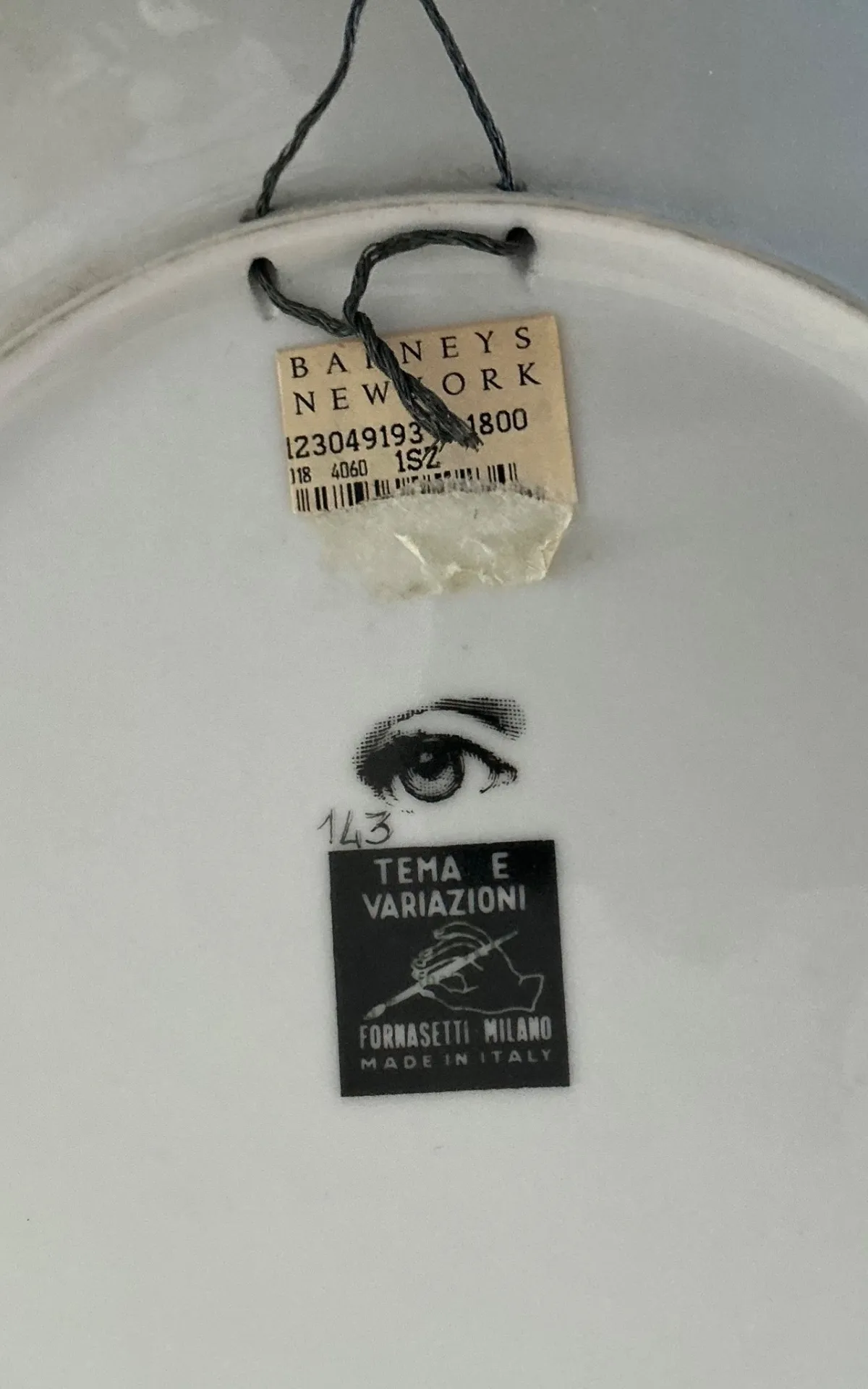Vintage Fornasetti Tema e Variazioni Plate — additional photo 2