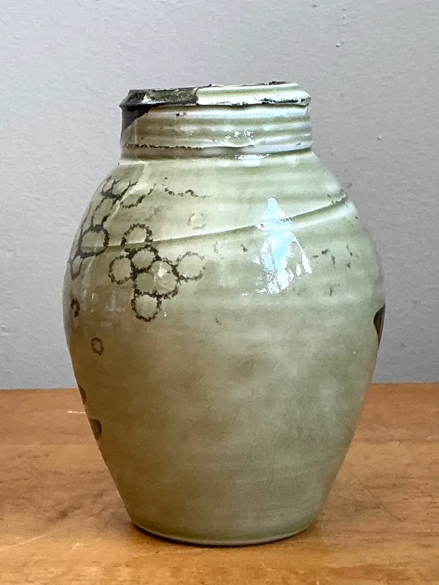Vintage Abstract Ceramic Vase — additional photo 7