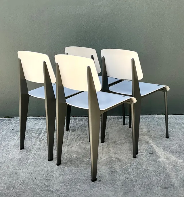 Jean Prouve for Vitra Standard Chairs - Set Of 4 — additional photo 7