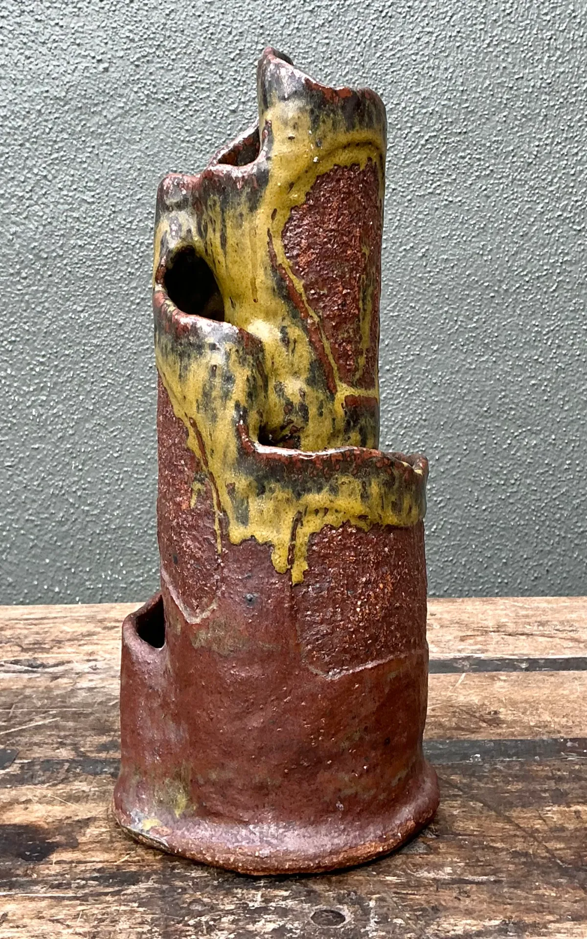 Vintage Abstract Pottery Vase — additional photo 2