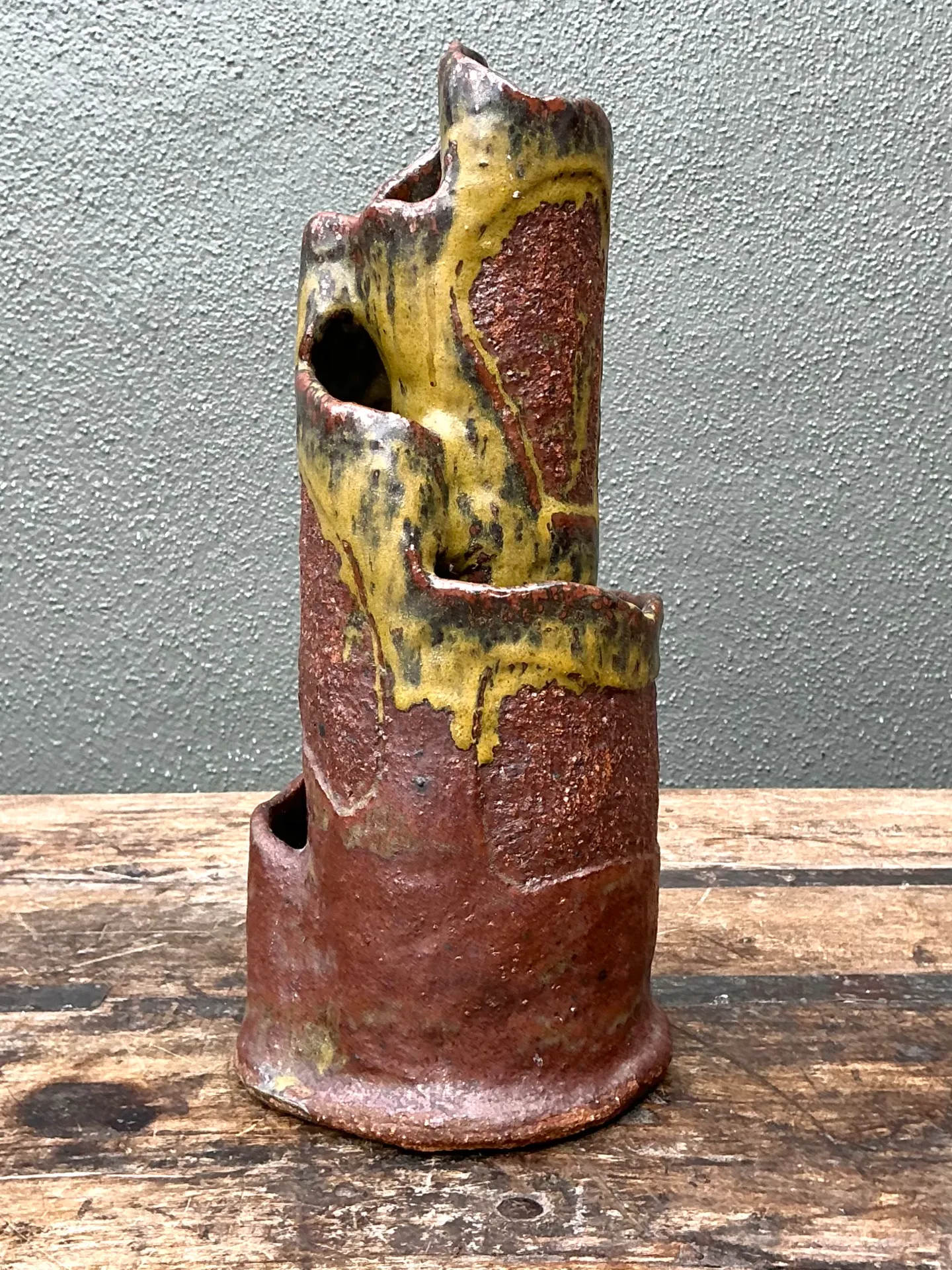 Vintage Abstract Pottery Vase — additional photo 8