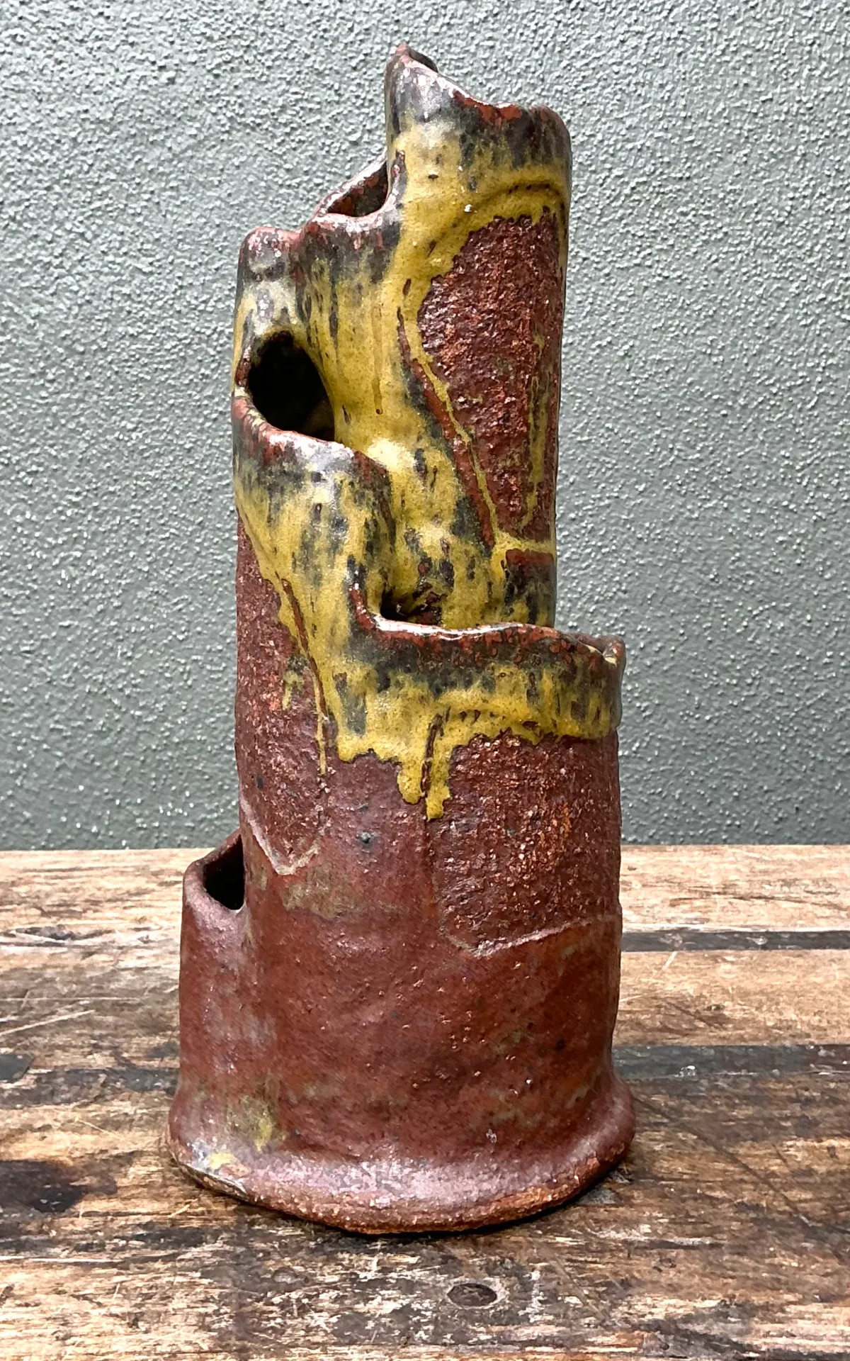 Vintage Abstract Pottery Vase — additional photo 8