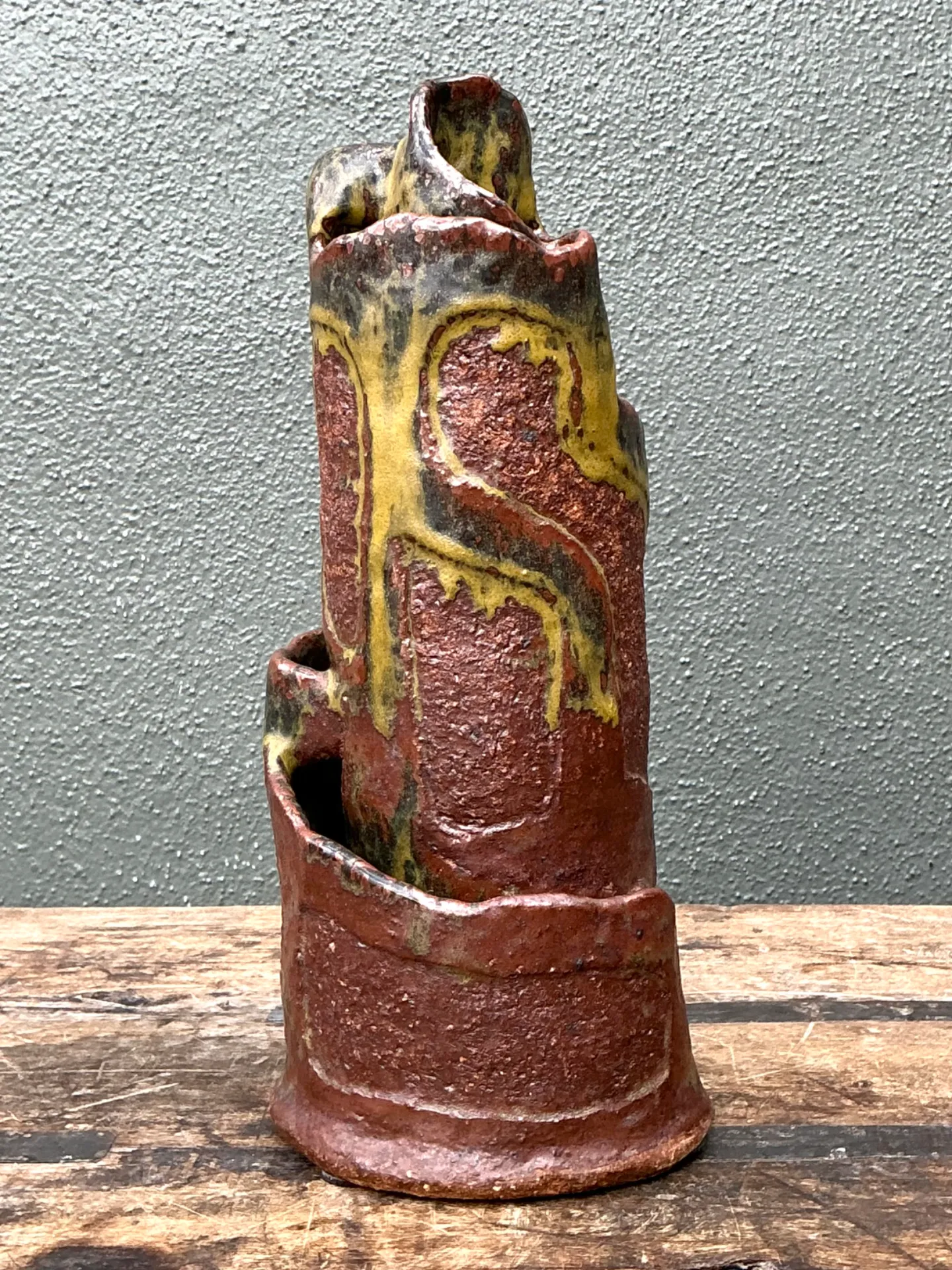 Vintage Abstract Pottery Vase — additional photo 5