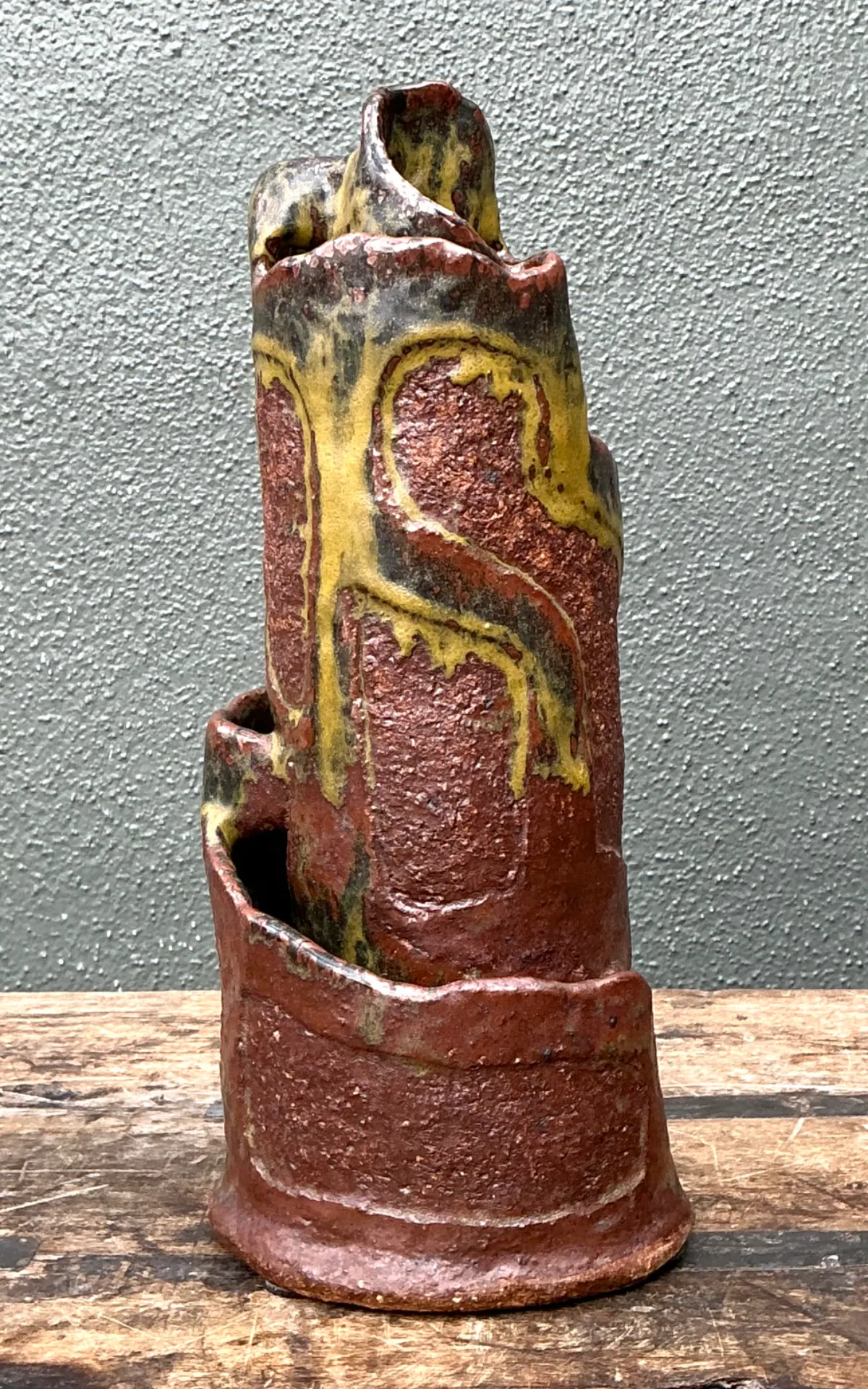 Vintage Abstract Pottery Vase — additional photo 5