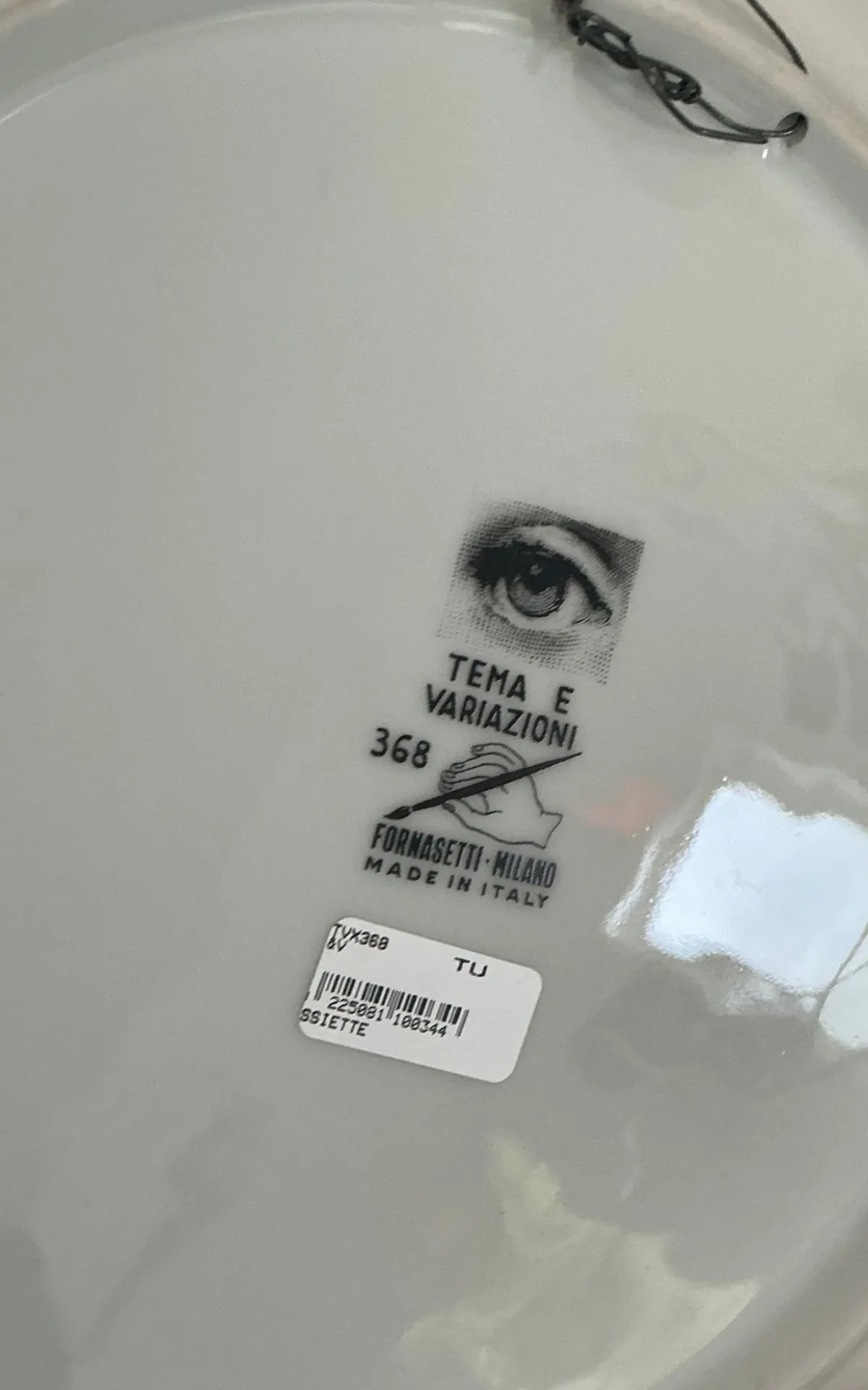 Vintage Fornasetti Tema e Variazioni Plate — additional photo 2