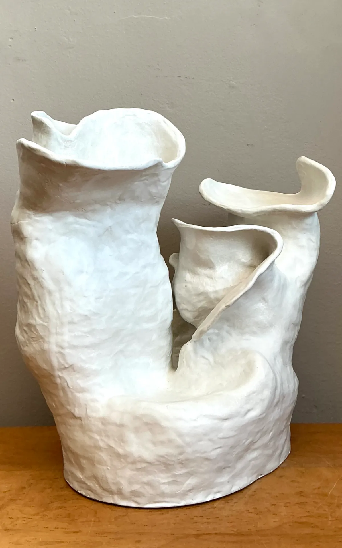 Vintage Handcrafted Biomorphic Ceramic Vase