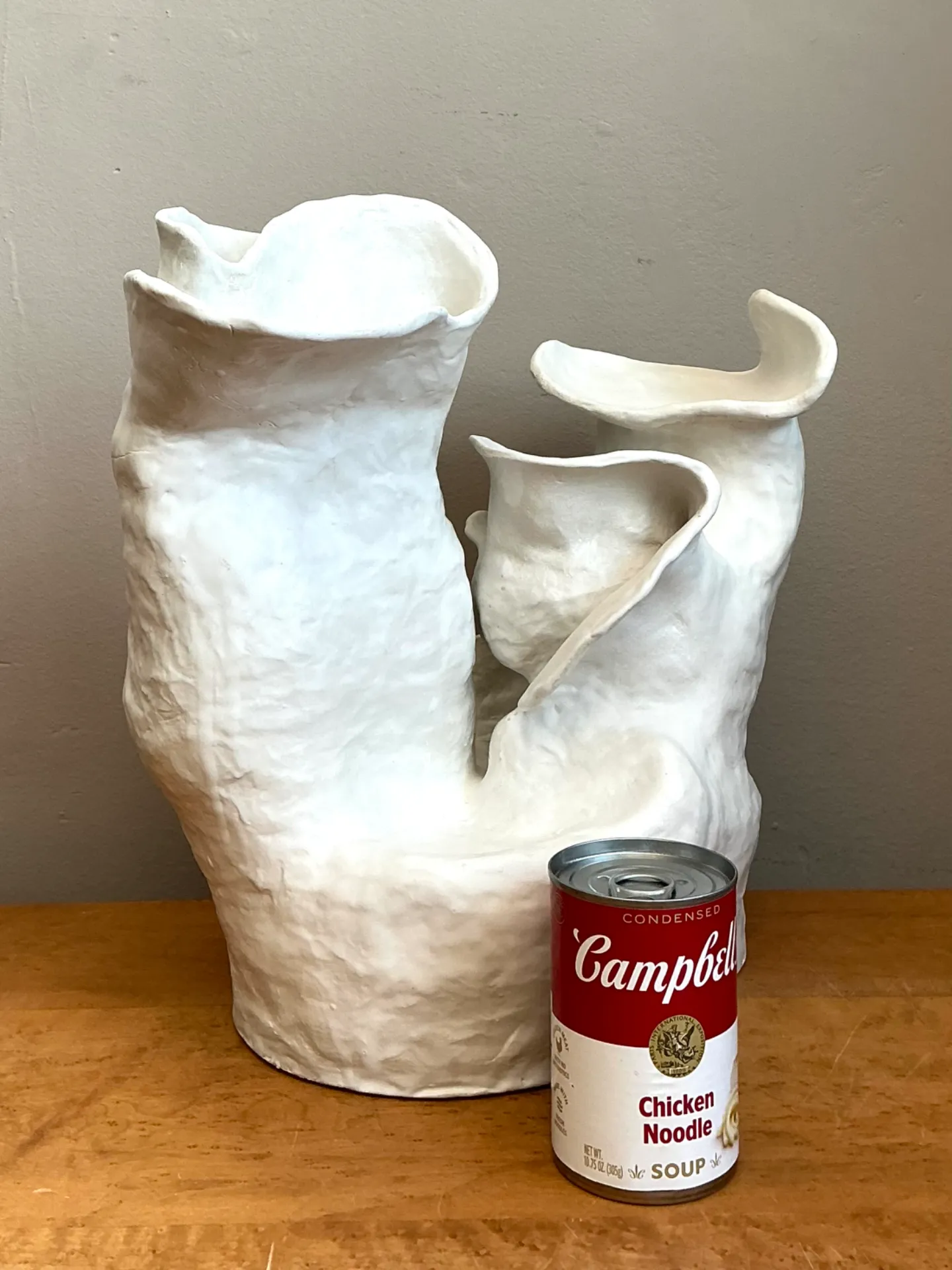 Vintage Handcrafted Biomorphic Ceramic Vase — additional photo 8