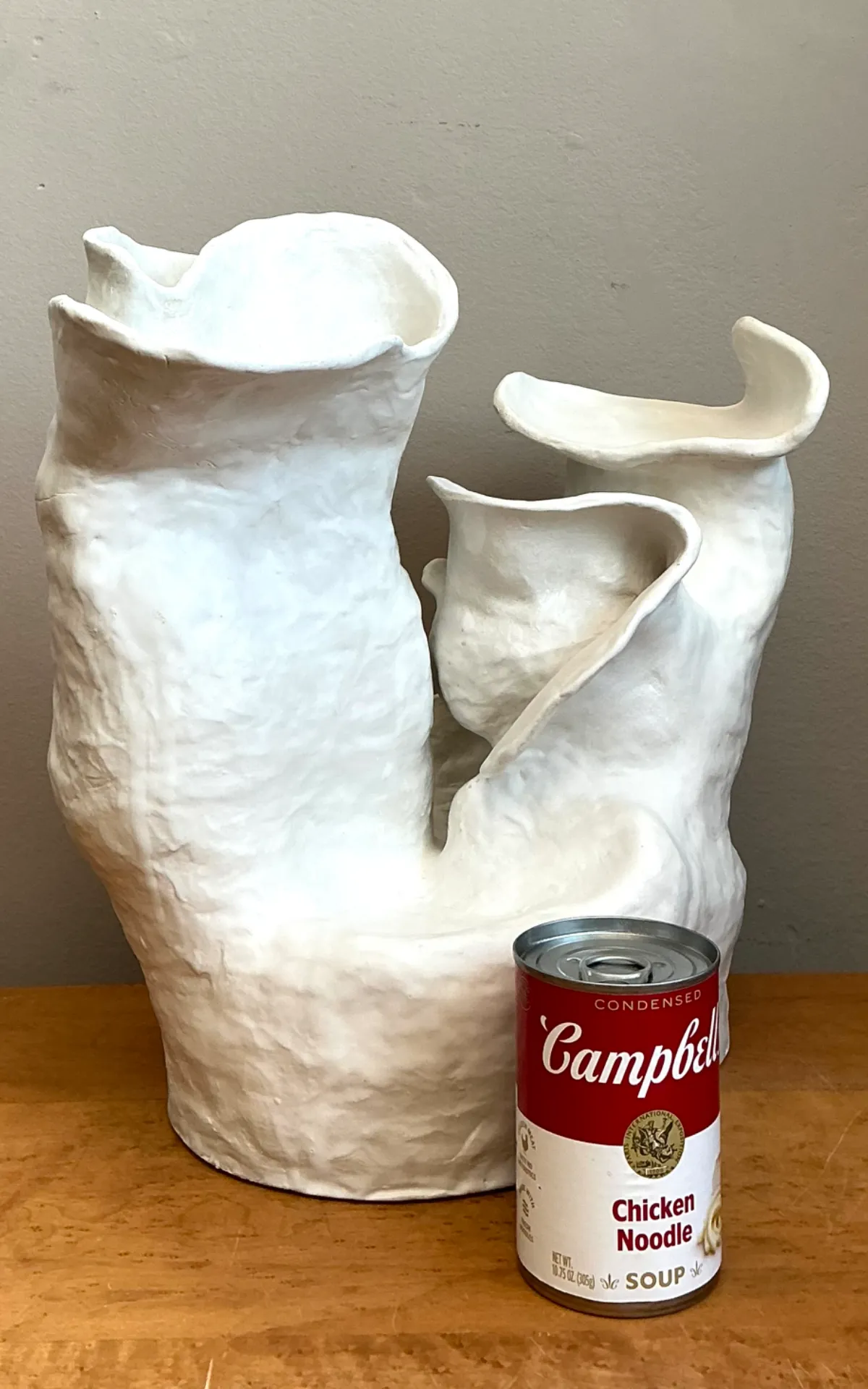 Vintage Handcrafted Biomorphic Ceramic Vase — additional photo 8
