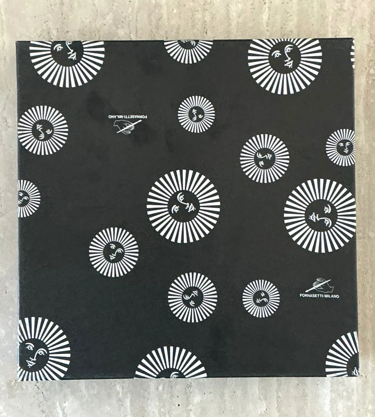 Vintage Fornasetti Tema e Variazioni Plate - Side view