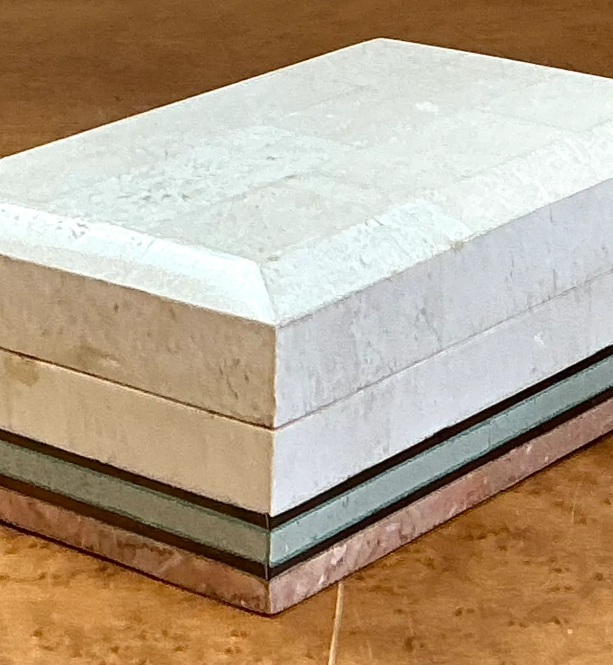 Vintage Multicolor Tessellated Stone Box — additional photo 8