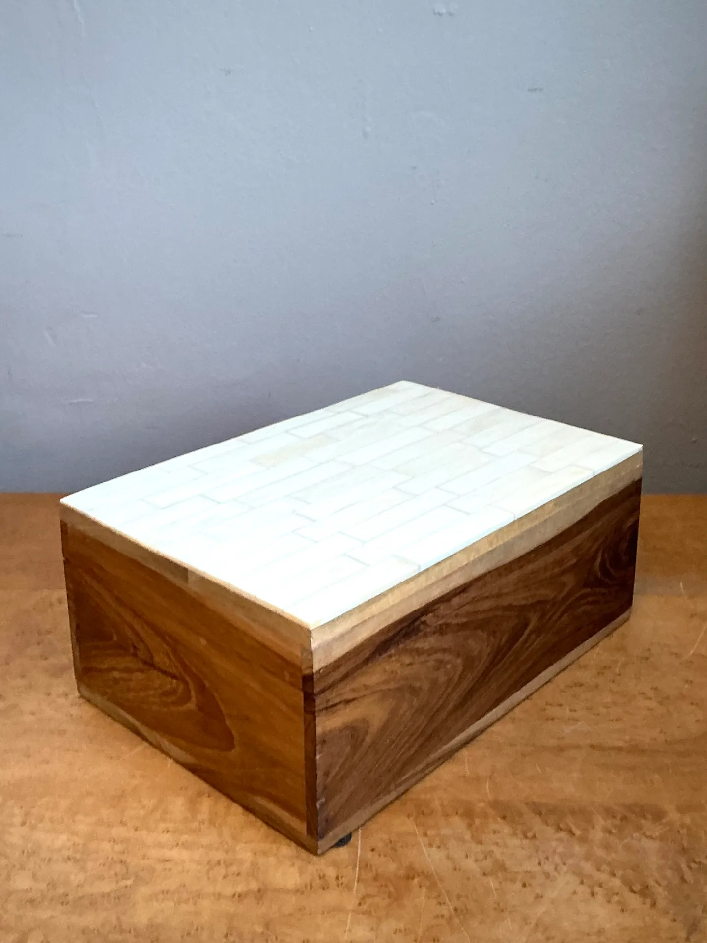 Vintage Wood and Bone Box — additional photo 2
