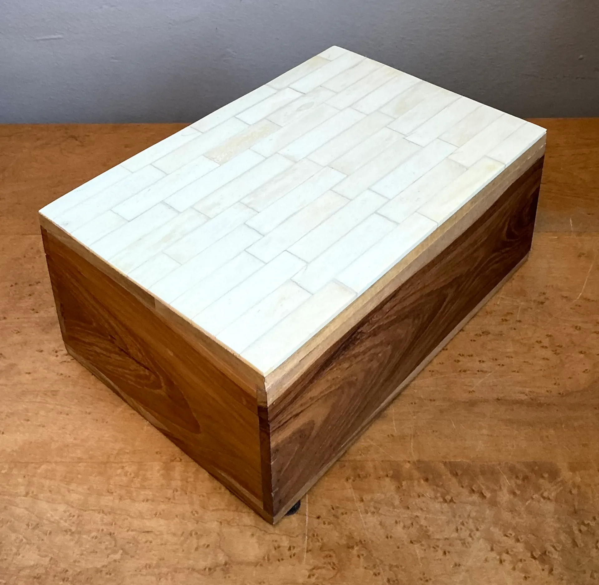Vintage Wood and Bone Box — additional photo 4