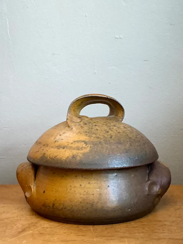 Vintage Studio Pottery Lidded Bowl — additional photo 7