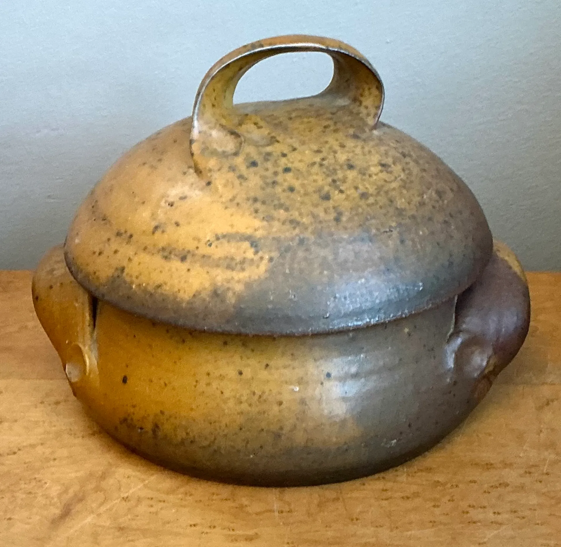 Vintage Studio Pottery Lidded Bowl — additional photo 2
