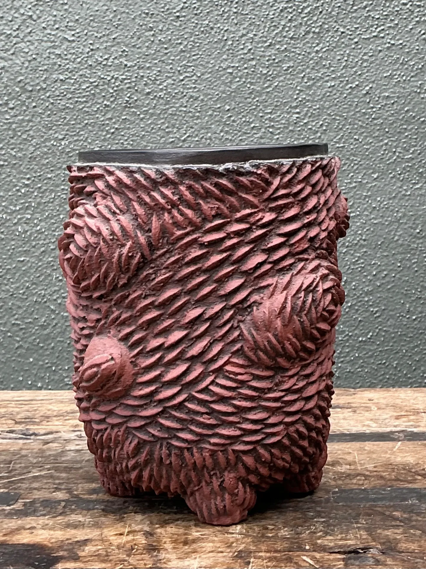 Vintage Sculptural Ceramic Vase — additional photo 5