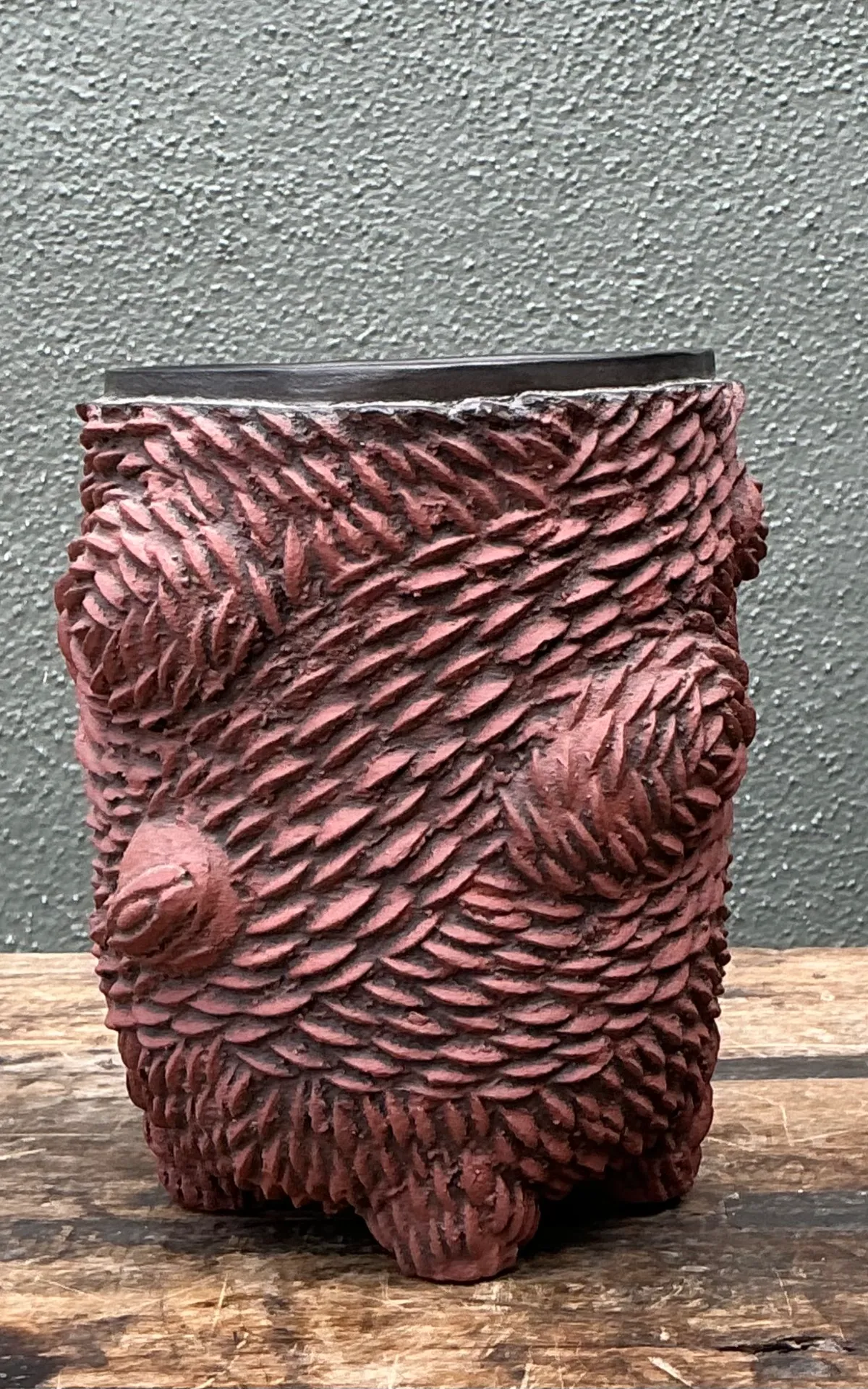 Vintage Sculptural Ceramic Vase — additional photo 5