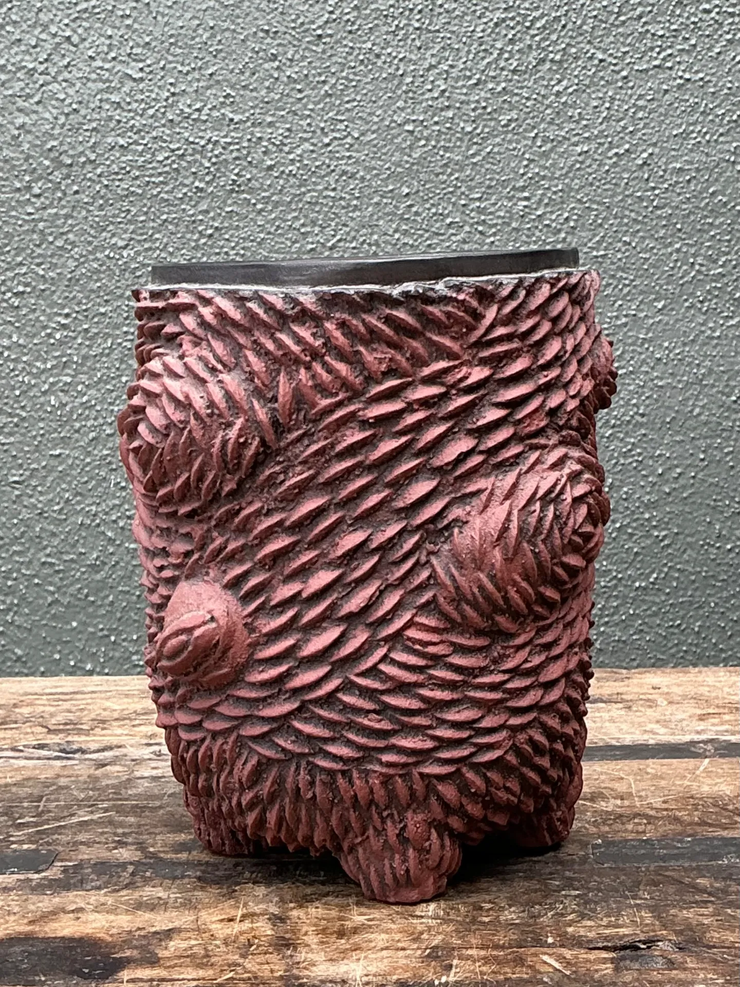 Vintage Sculptural Ceramic Vase — additional photo 7