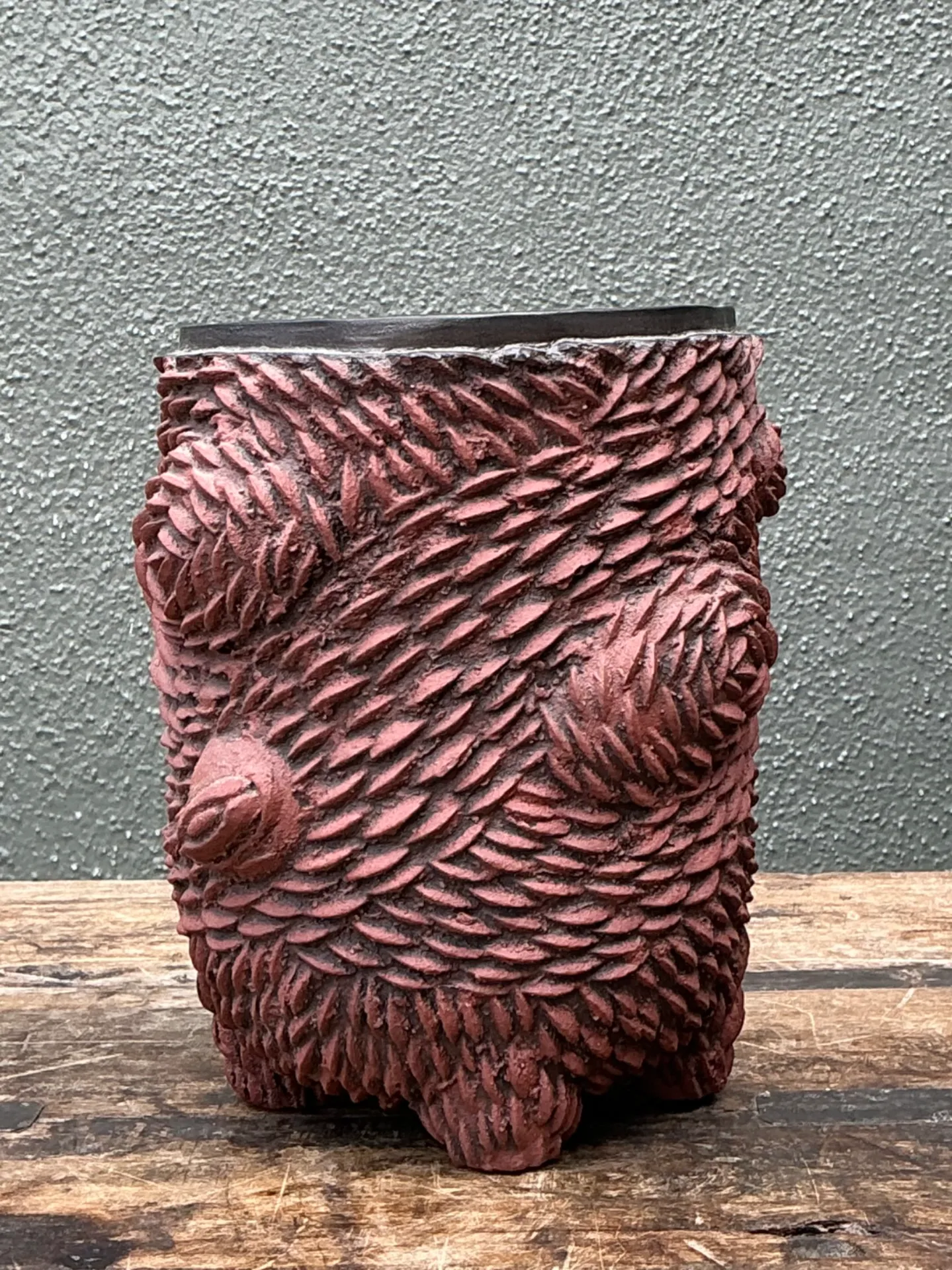 Vintage Sculptural Ceramic Vase — additional photo 8