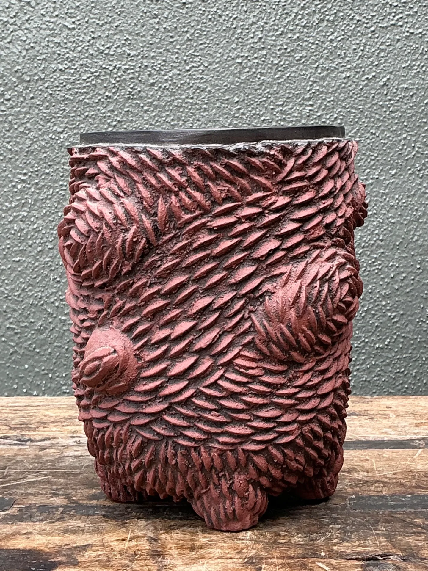 Vintage Sculptural Ceramic Vase — additional photo 1