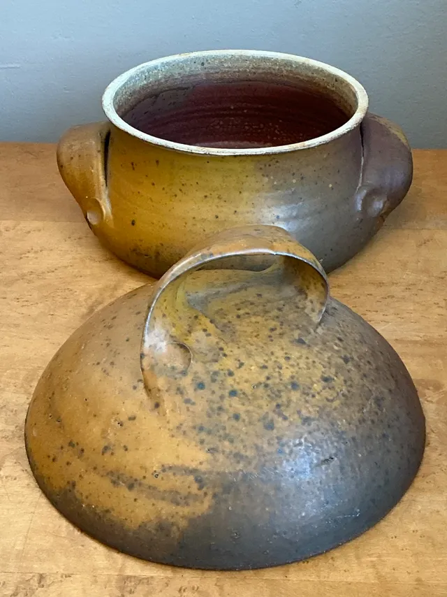 Vintage Studio Pottery Lidded Bowl — additional photo 6