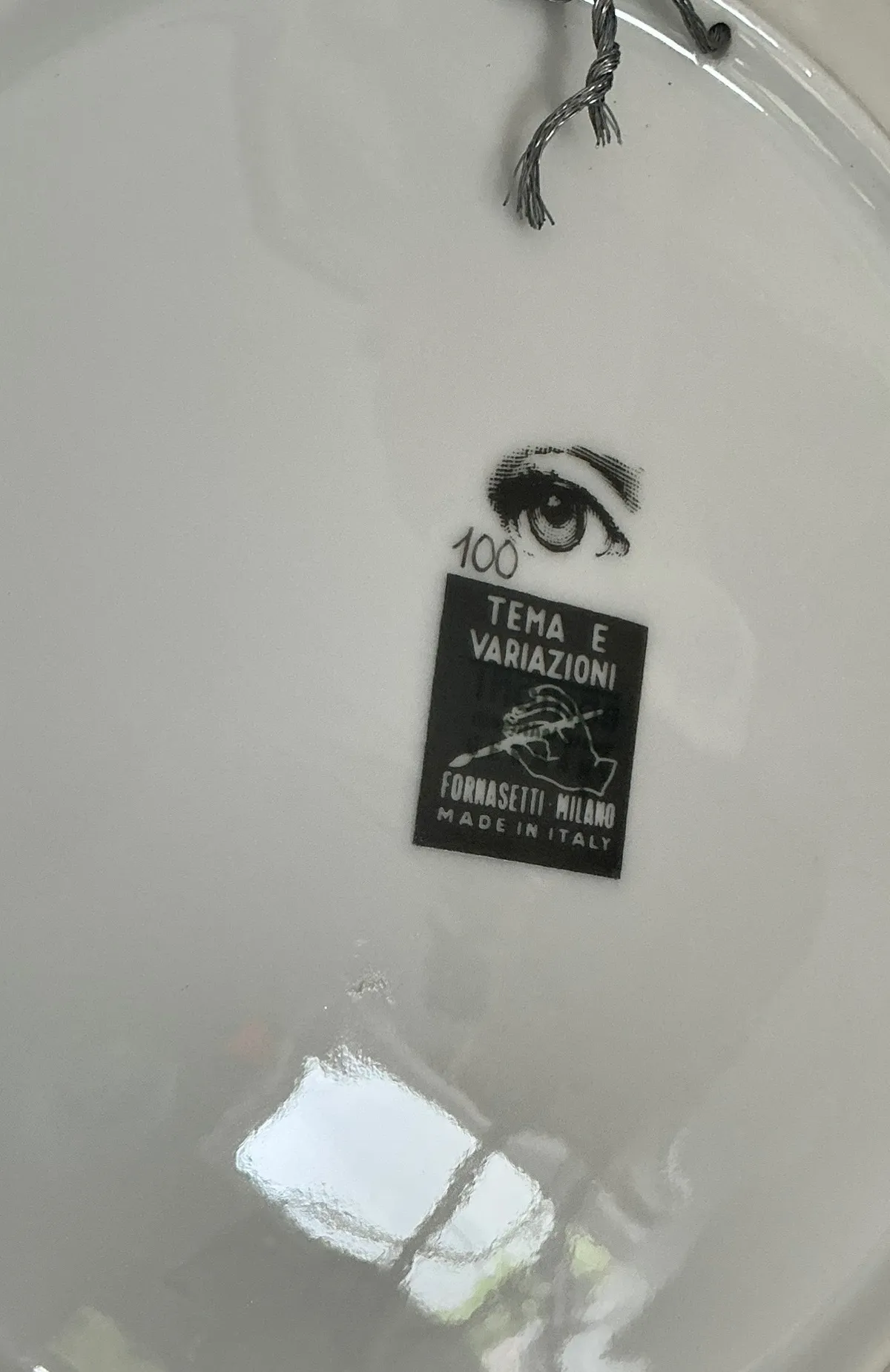 Vintage Fornasetti Tema e Variazioni Plate — additional photo 3