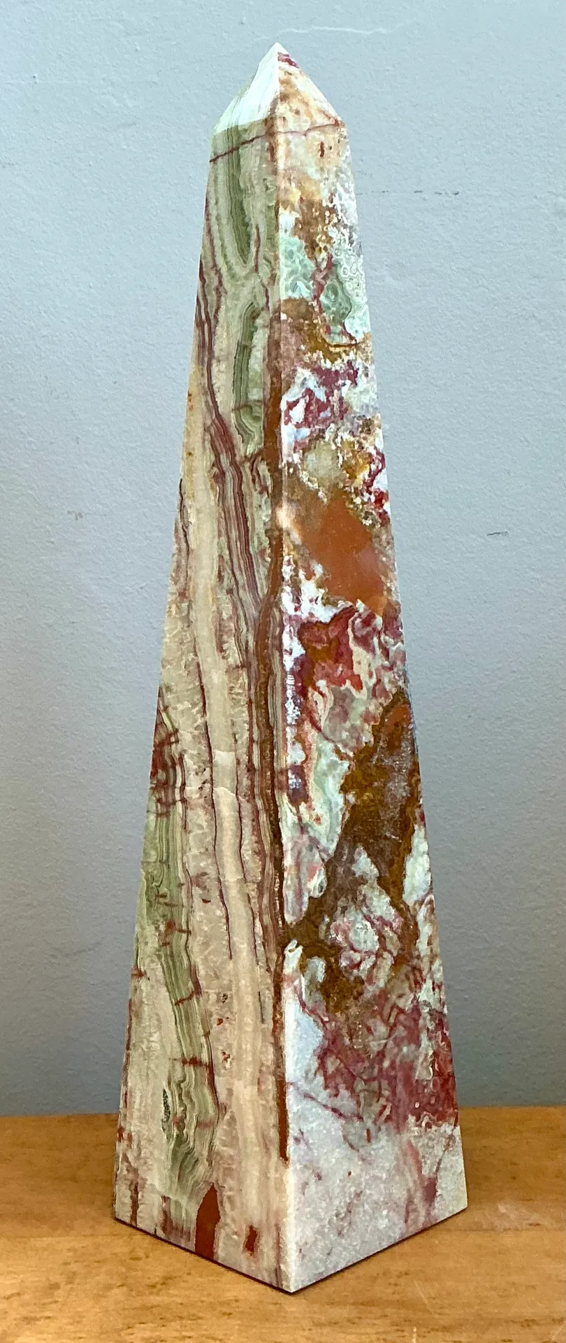 Vintage Stone Onyx Obelisk — additional photo 6