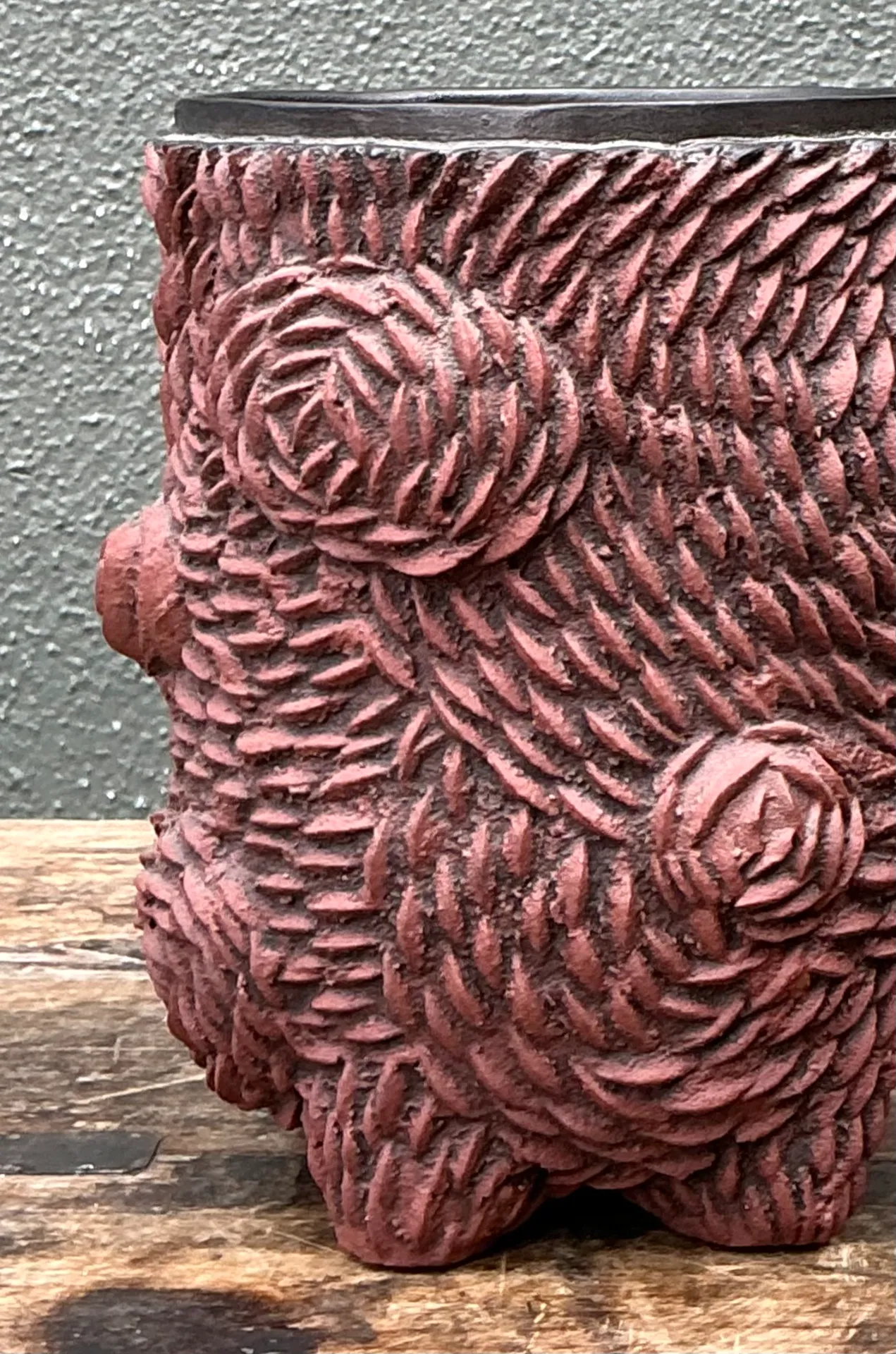 Vintage Sculptural Ceramic Vase — additional photo 4