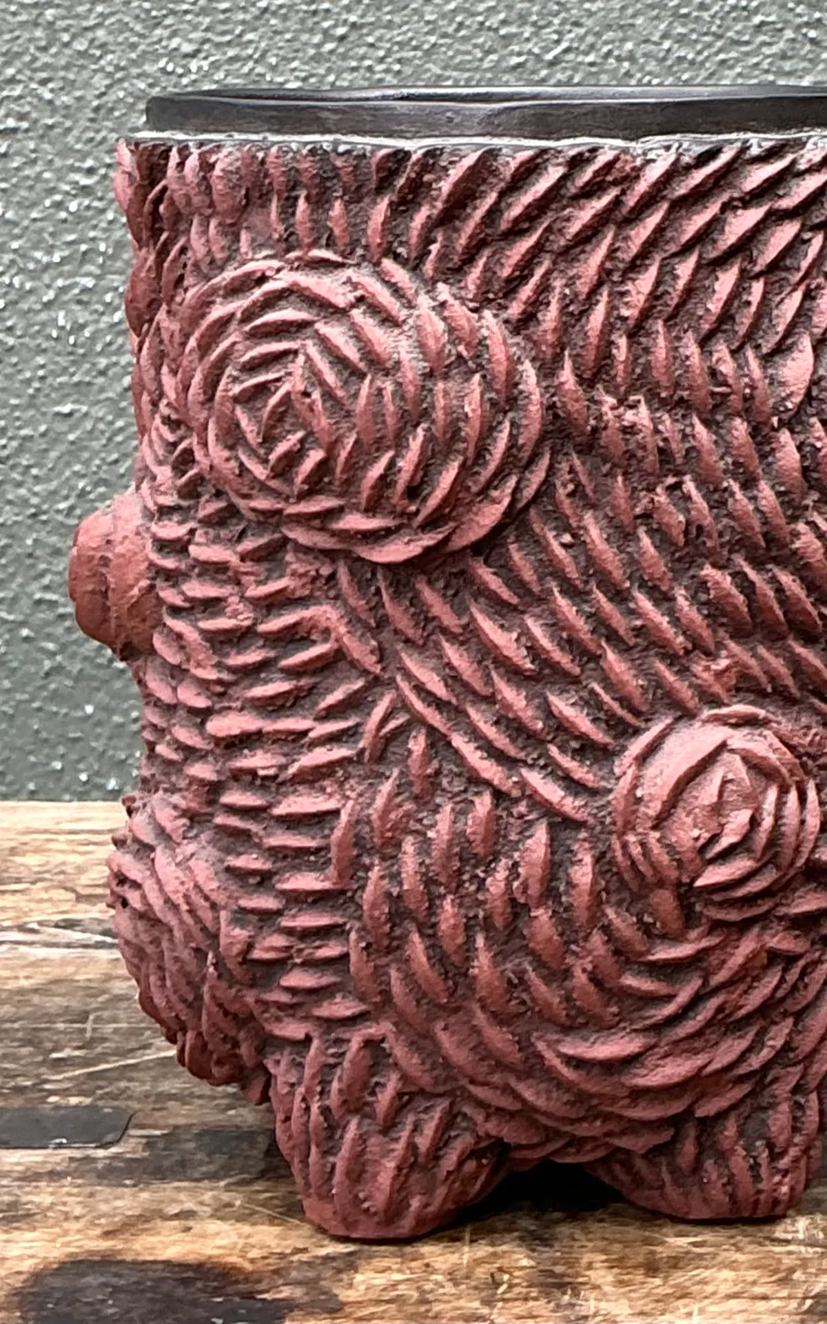 Vintage Sculptural Ceramic Vase — additional photo 4