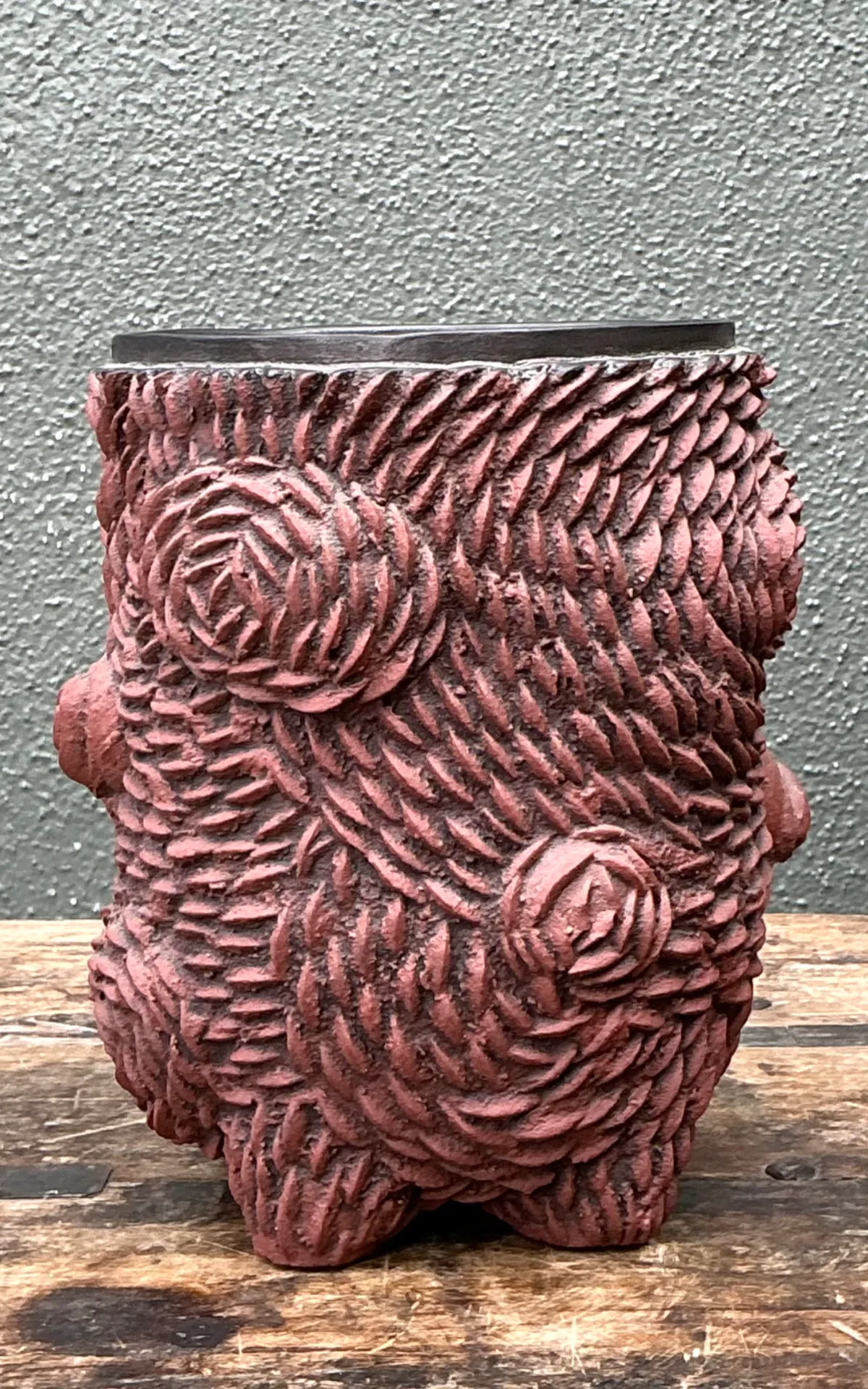 Vintage Sculptural Ceramic Vase — additional photo 6
