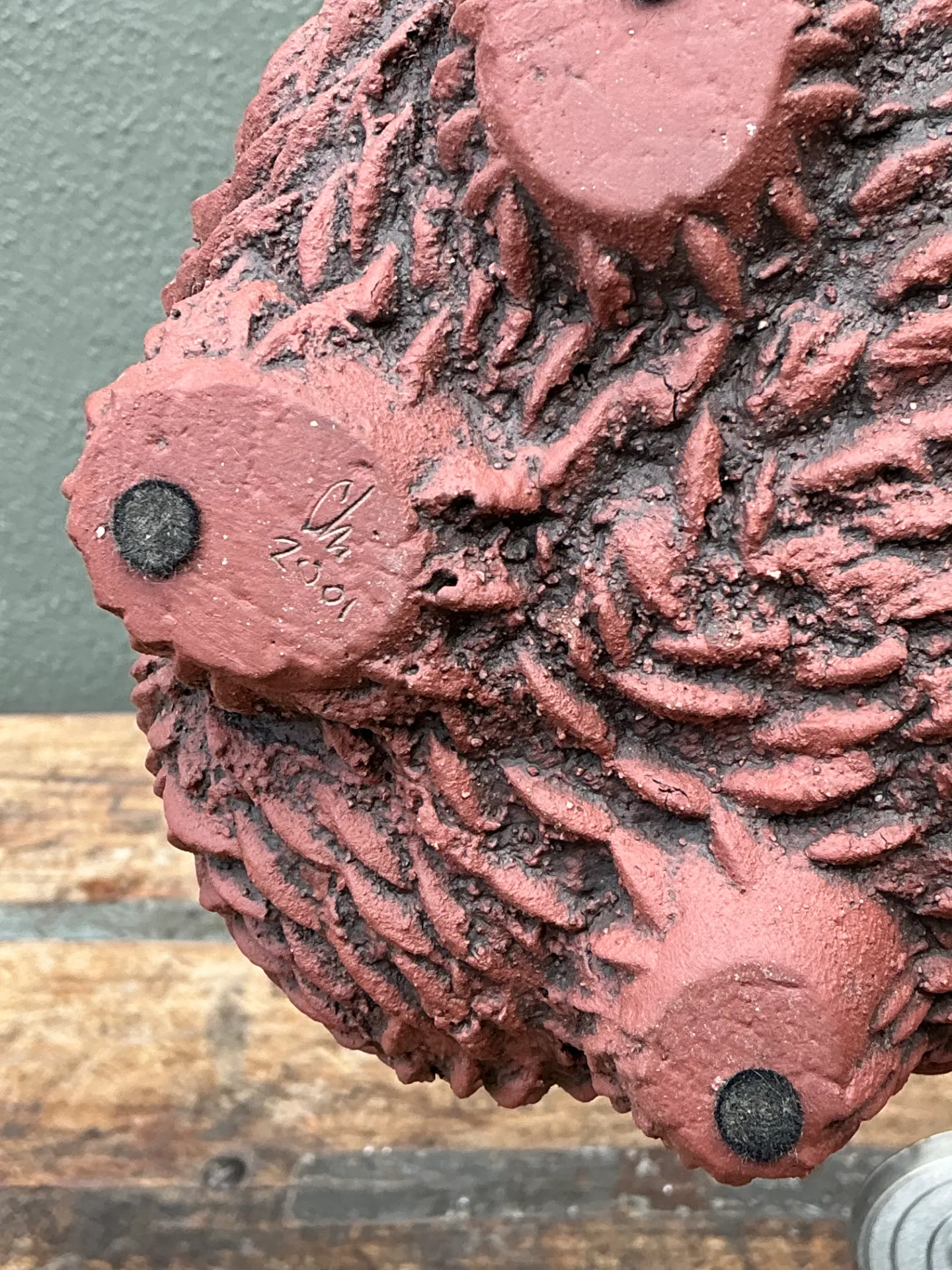 Vintage Sculptural Ceramic Vase — additional photo 2