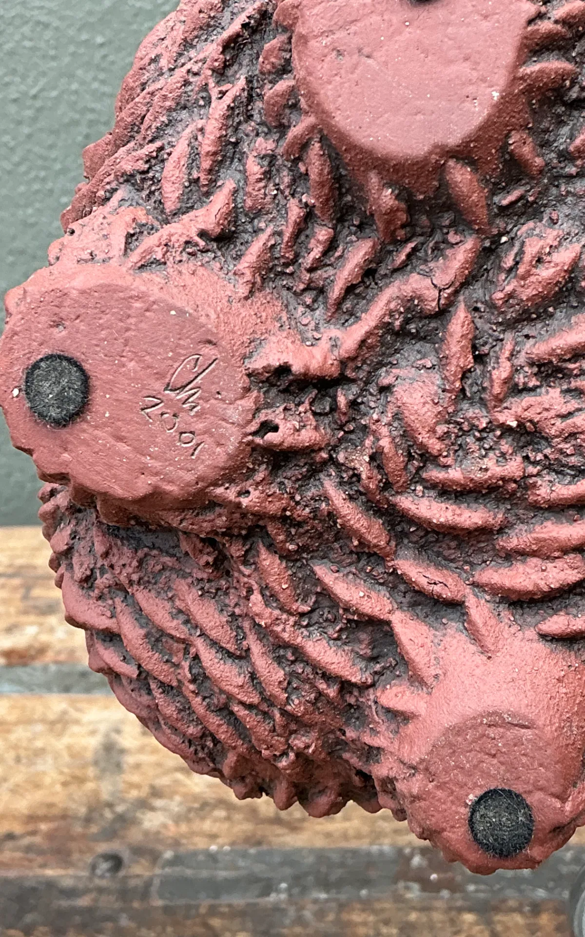 Vintage Sculptural Ceramic Vase — additional photo 2