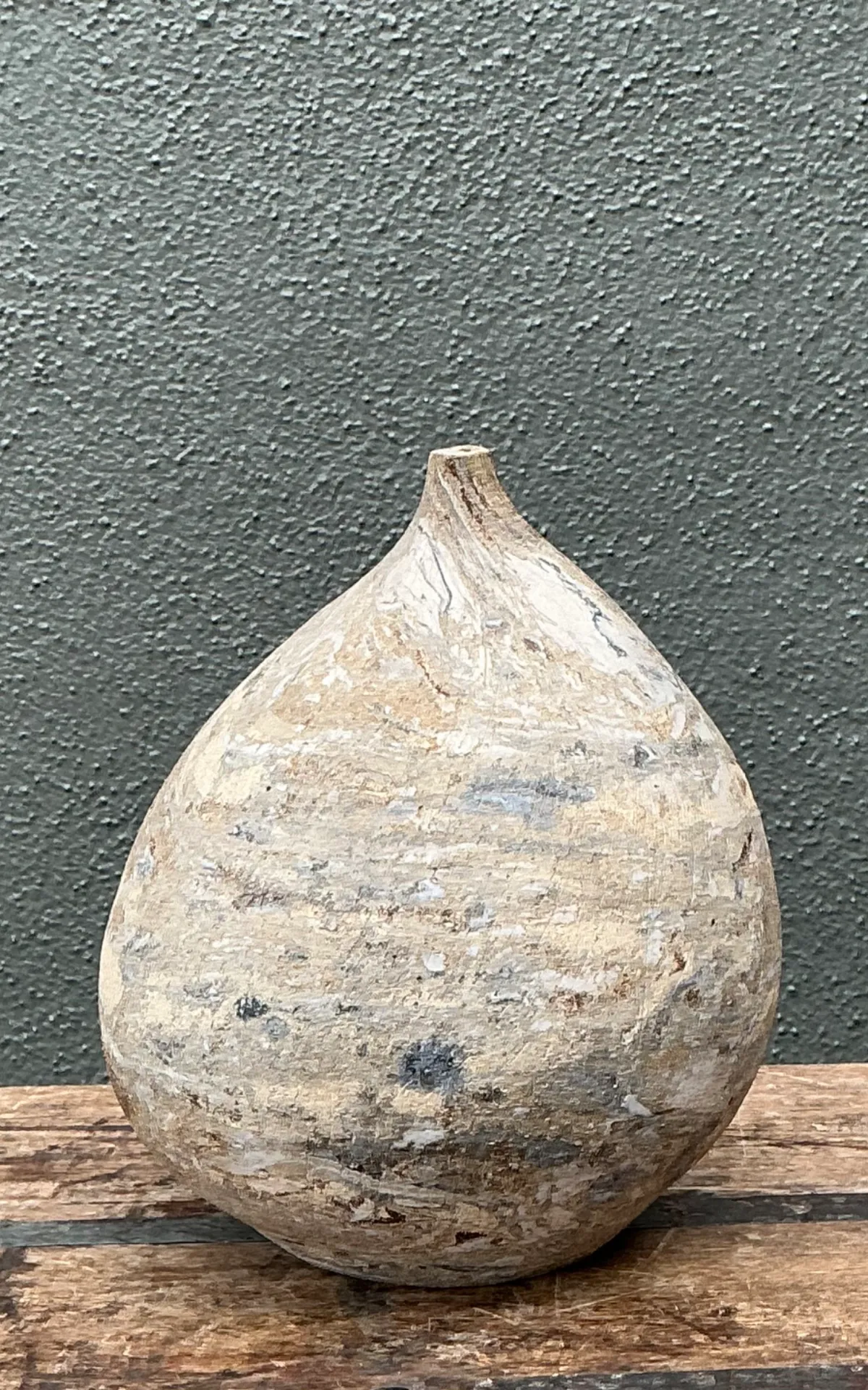 Vintage Textured Ceramic Pottery Vase